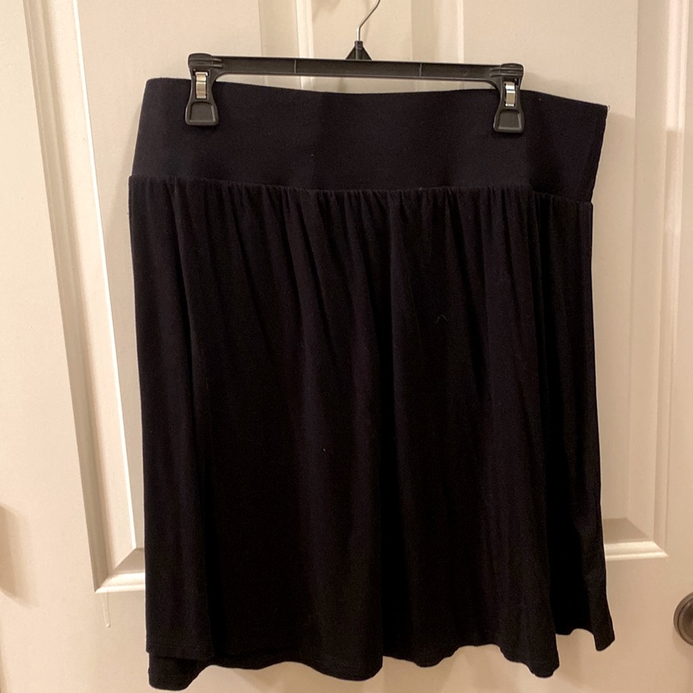 Lane Bryant black skater/bubble style skirt